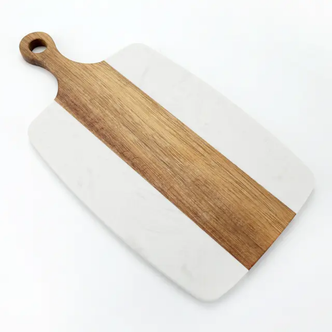 Marble/Acacia Cutting Boards (4 Qty)