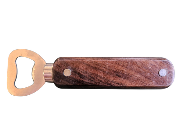 Magnetic Walnut Bottle Opener
