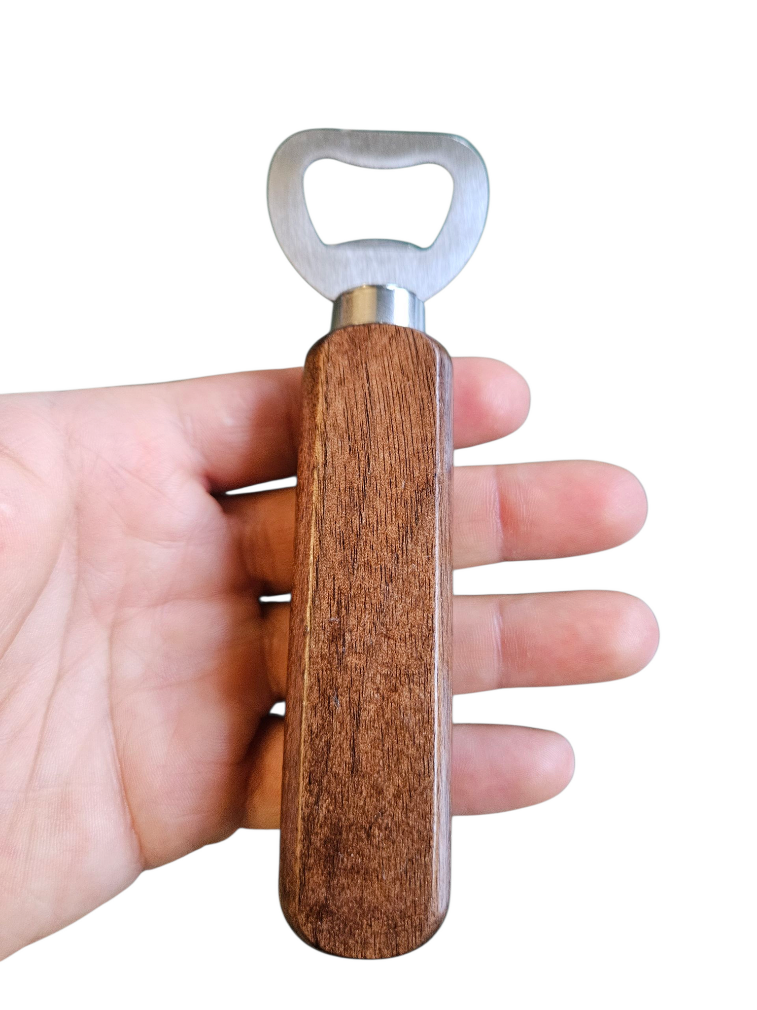 Magnetic Walnut Bottle Opener