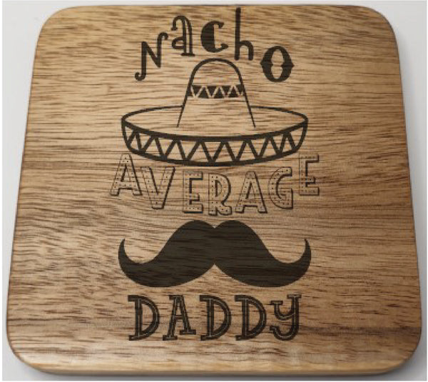 Engraved Coasters (Dad Designs)