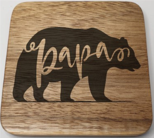 Engraved Coasters (Dad Designs)