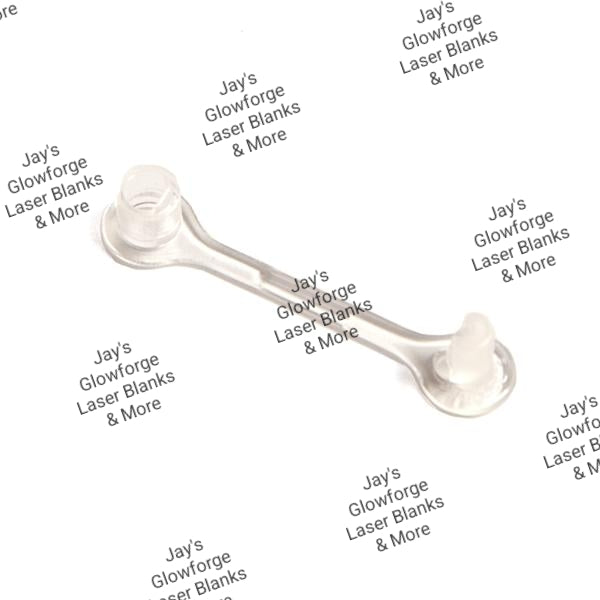 Redesigned Plastic Keyring Connectors (1/8") (100 Qty) Jay's