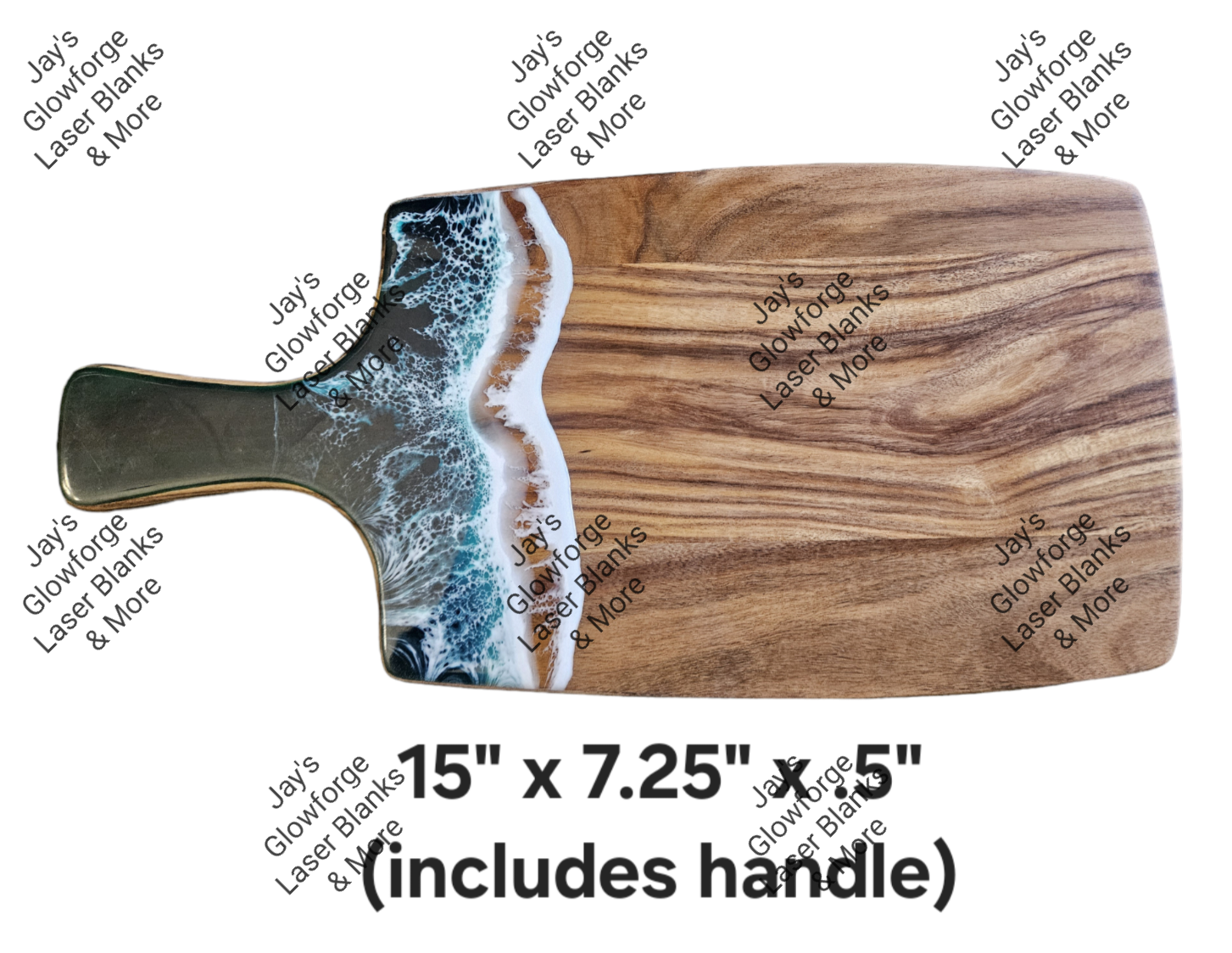 Ocean Waves Board with Handle (4 Qty)