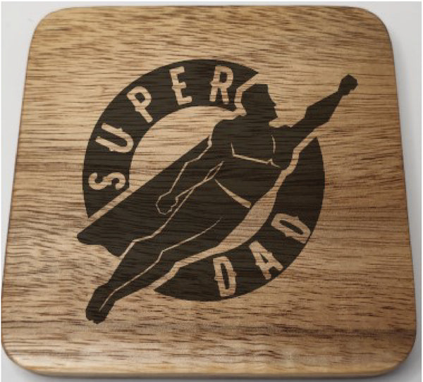 Engraved Coasters (Dad Designs)