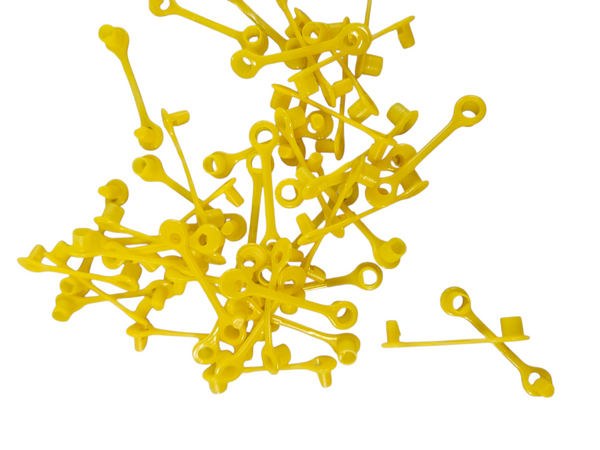 **REDESIGNED** Plastic Keyring Connectors (1/8") (100 Qty)