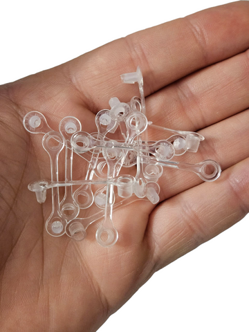 **REDESIGNED** Plastic Keyring Connectors (1/8") (100 Qty)