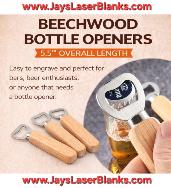 Beechwood Bottle Opener