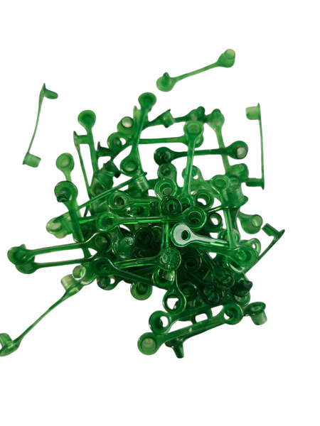 **REDESIGNED** Plastic Keyring Connectors (1/8") (100 Qty)