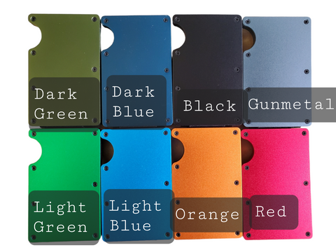 Anodized Wallets